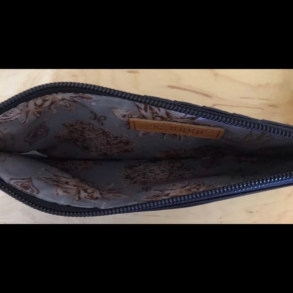 NWT 💯Hobo Kimi Black Leather Card Wristlet - Picture 2 of 6